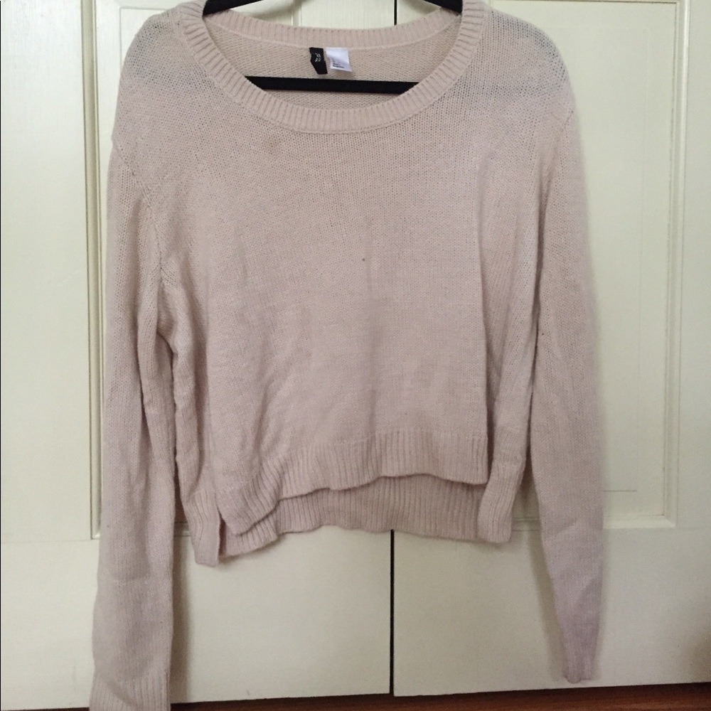 H&M Cropped Knitted Sweater
